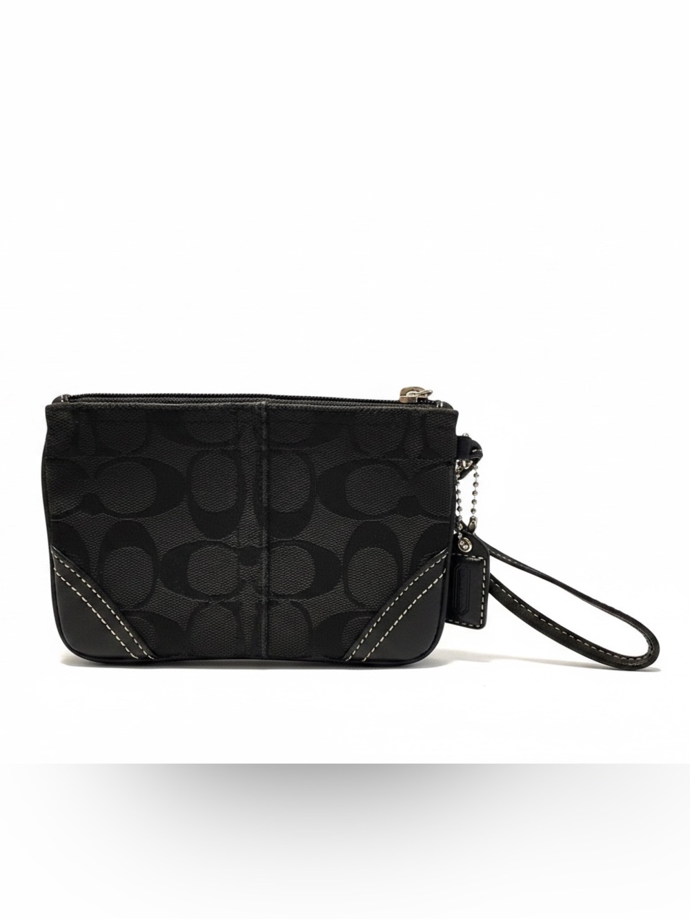 Coach Vintage Y2K Signature Jacquard Wristlet